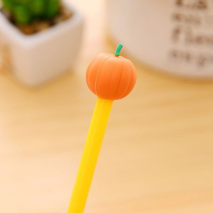 Wholesale Plastic Halloween Pumpkin Rollerball Pen